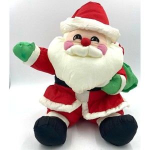 Vintage Santa Claus Plush - International Silver Co. - Desirable - SCARCE!